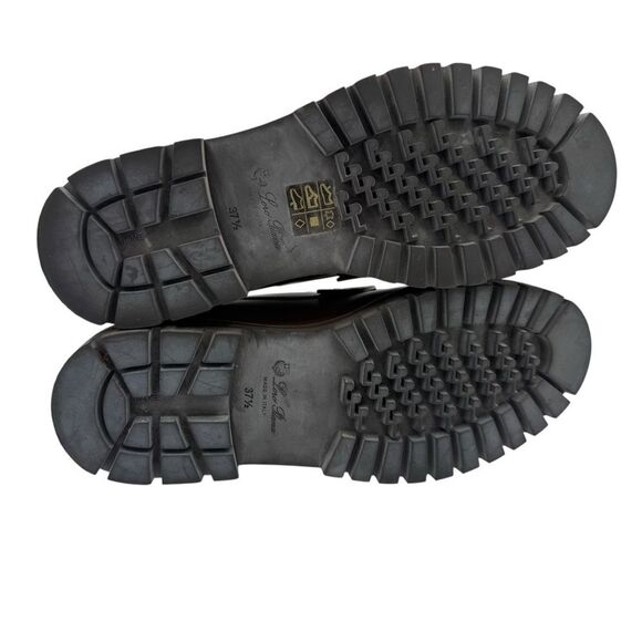 NEW Loro Piana Lomond Penny Loafers Autumn Chestnut Natu - Picture 12 of 14